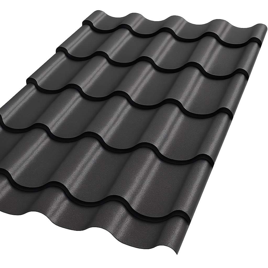 Płyta + blachodachówka