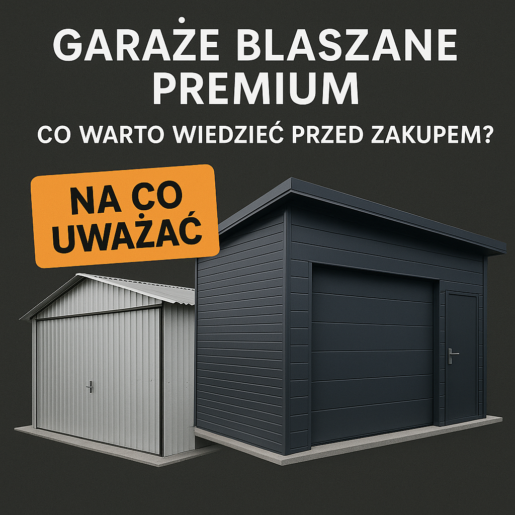 Garaże blaszane premium – co warto wiedzieć przed zakupem?