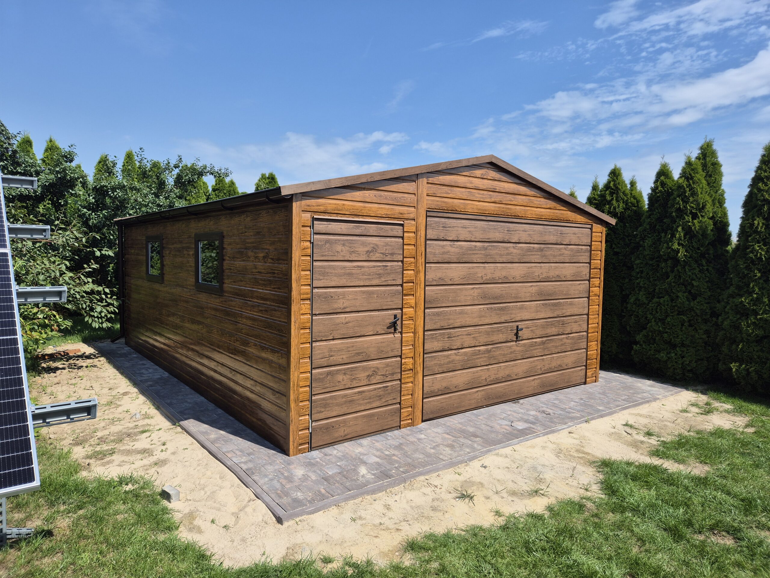 Garaż blaszany premium