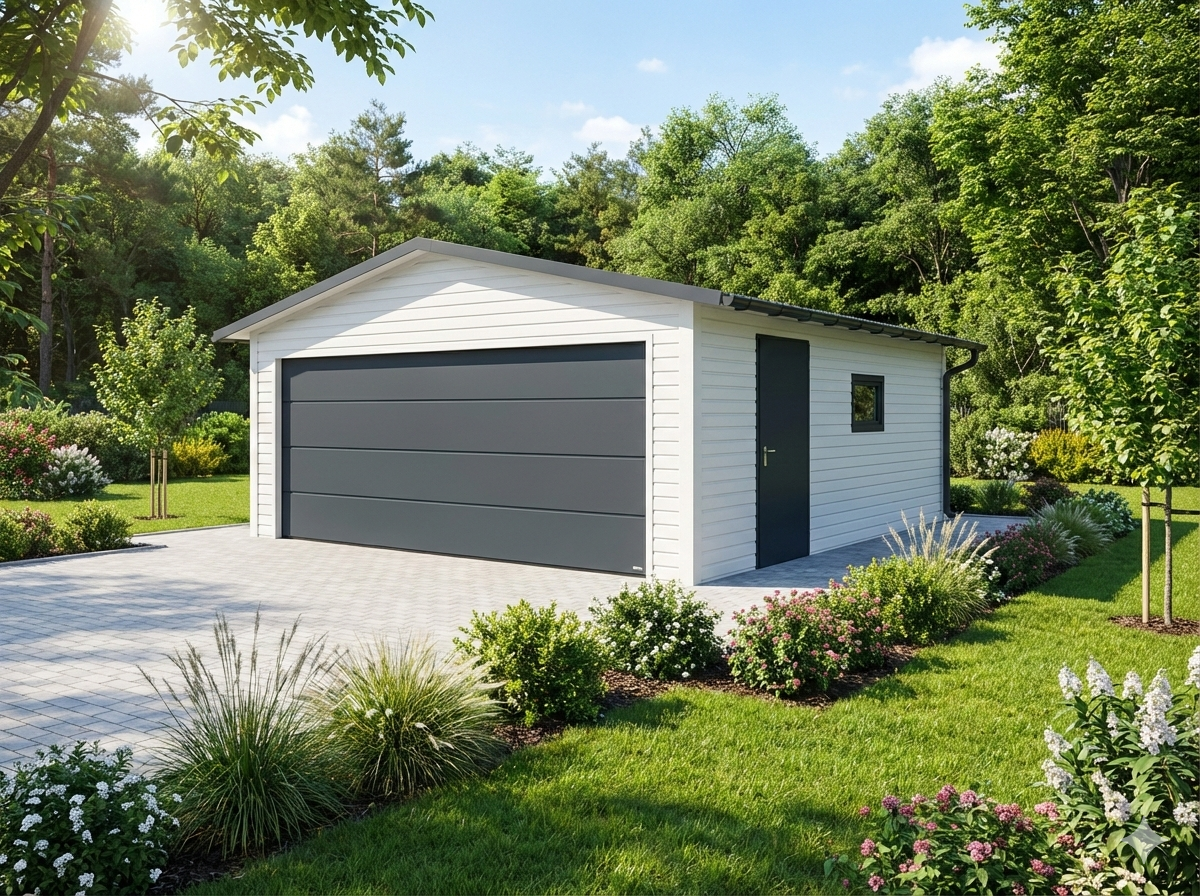 Garaż blaszany premium